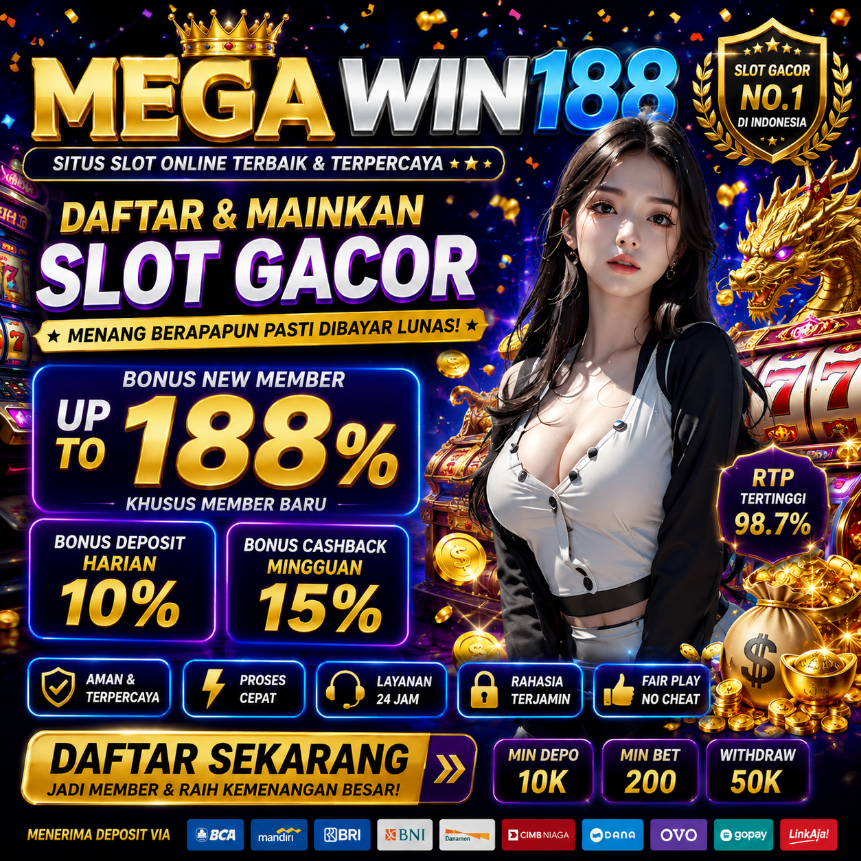 MEGAWIN188 Petunjuk Lengkap Kemenangan Besar Bermain Game Online !